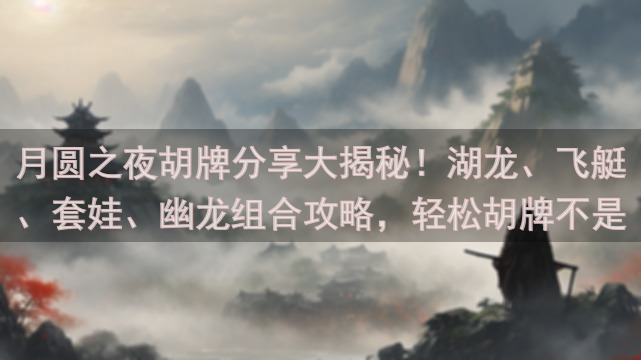 月圆之夜胡牌分享大揭秘！湖龙、飞艇、套娃、幽龙组合攻略，轻松胡牌不是梦！