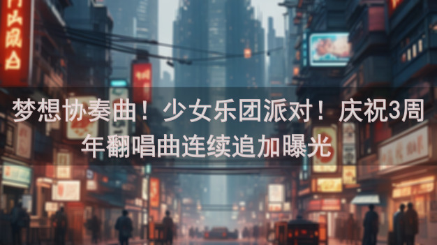 梦想协奏曲！少女乐团派对！庆祝3周年翻唱曲连续追加曝光♪