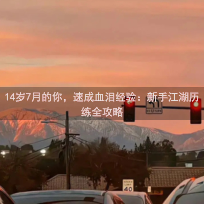 14岁7月的你，速成血泪经验：新手江湖历练全攻略