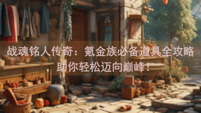 战魂铭人传奇：氪金族必备道具全攻略，助你轻松迈向巅峰！